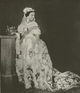 Regina Vittoria, fotografia antica, metà degli anni 1850 da English Photographer